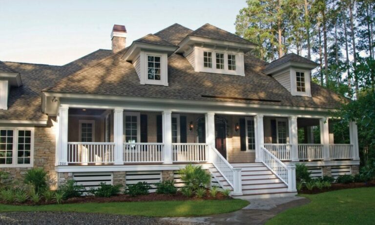 Expansive 3-Bedroom 2-Story Country Home with Wraparound Porch (Floor Plan)