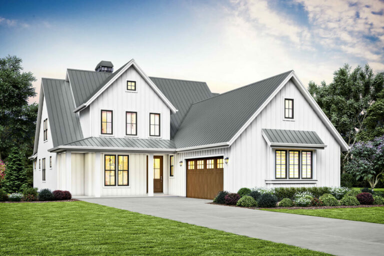 3-Bedroom 2-Story House With Vaulted Great Room (Floor Plan)