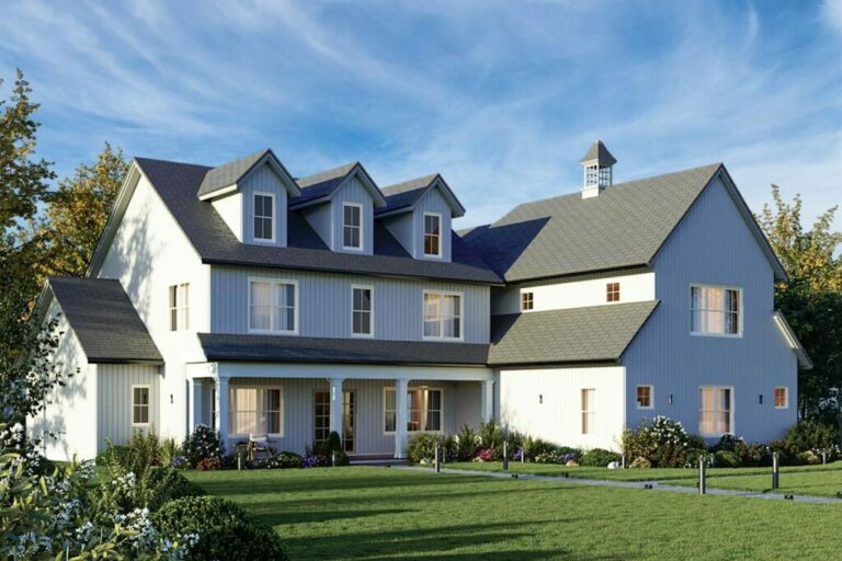 Country-Style 4-Bedroom 2-Story Farmhouse with Upstairs Den and Bonus Room (Floor Plan)
